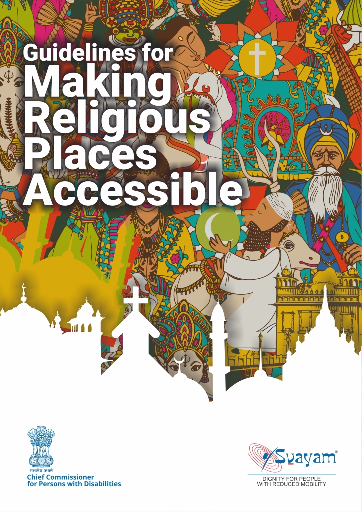 Cover page of 'Guidelines for Making Religious Places Accessible'